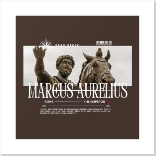 Marcus Aurelius Statue Modern Design Posters and Art